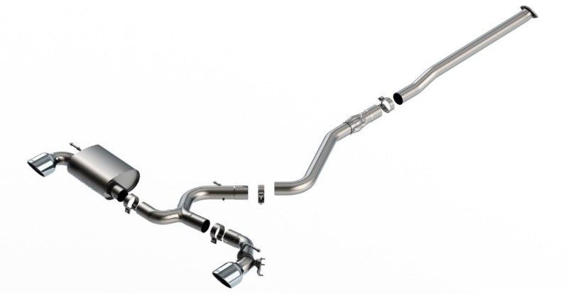Borla 22-23 Hyundai Kona N 2.0L 4 CYL. Turbo AT/MT ATAK Catback Exhaust Bright Chrome-thumbmail-1