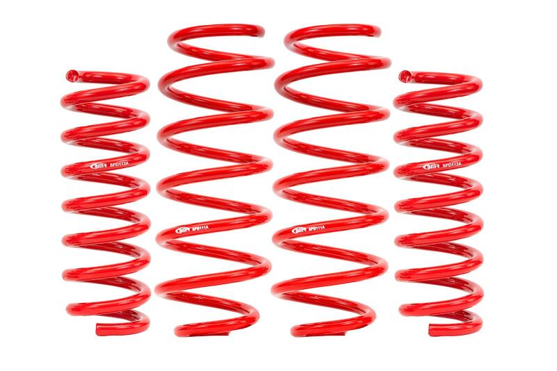 BMR 08-23 Dodge Challenger Demon Killer Drag Springs Set of 4 - Red-thumbmail-1