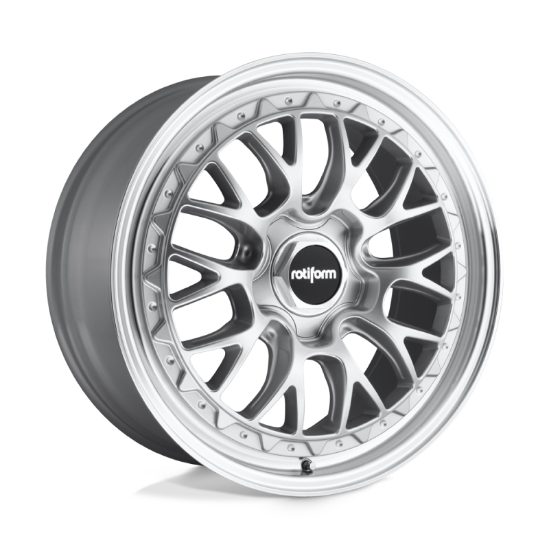 Rotiform R155 LSR Wheel 18x9.5 5x100 25 Offset - Gloss Silver Machined-thumbmail-1