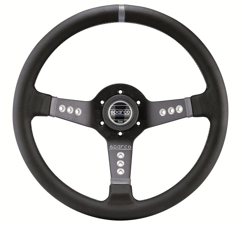 Sparco Strwhl L777 Leather Black-thumbmail-3