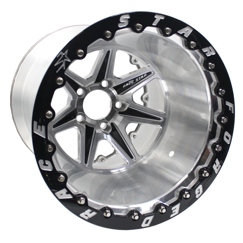 Race Star 72 ValStar 15x10 / 5x4.50BC / 6.25BS / 3.072in CB / Machined w/Black Accents Wheel-thumbmail-1