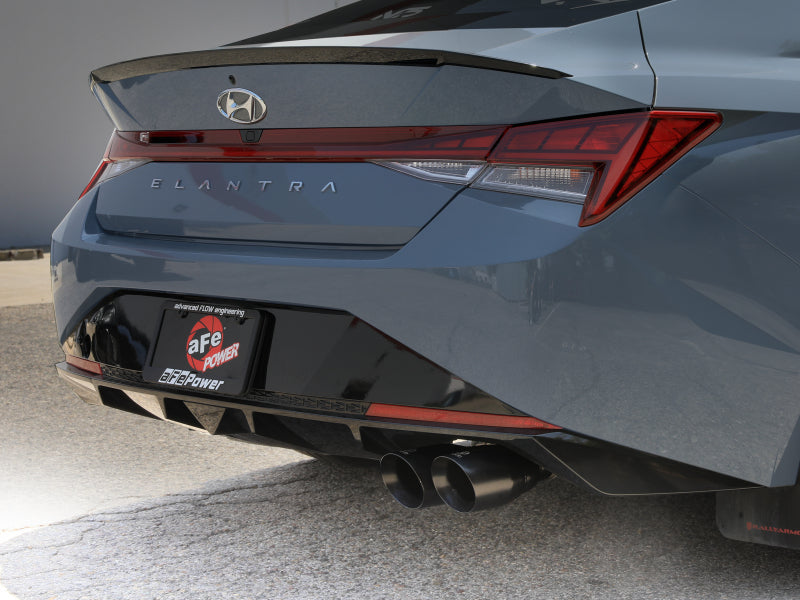 aFe Takeda 21-25 Hyundai Elantra 1.6L (t) 3in. SS Axle-Back Exhaust System w/Black Tips-thumbmail-3
