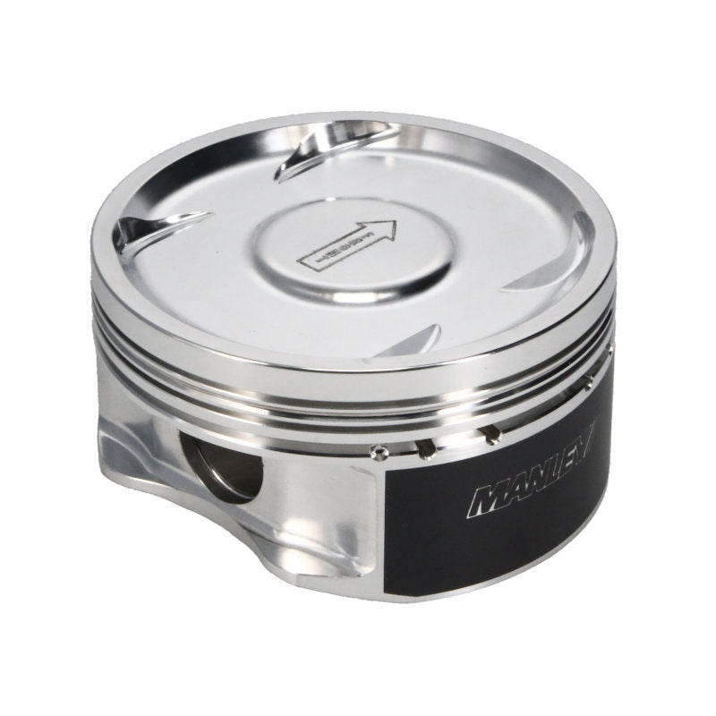 Manley 04+ Subaru WRX STi (EJ257) 75mm DE-STROKED 100mm +.5mm Bore 8.5:1 Dish Piston Set w/ Rings-thumbmail-1