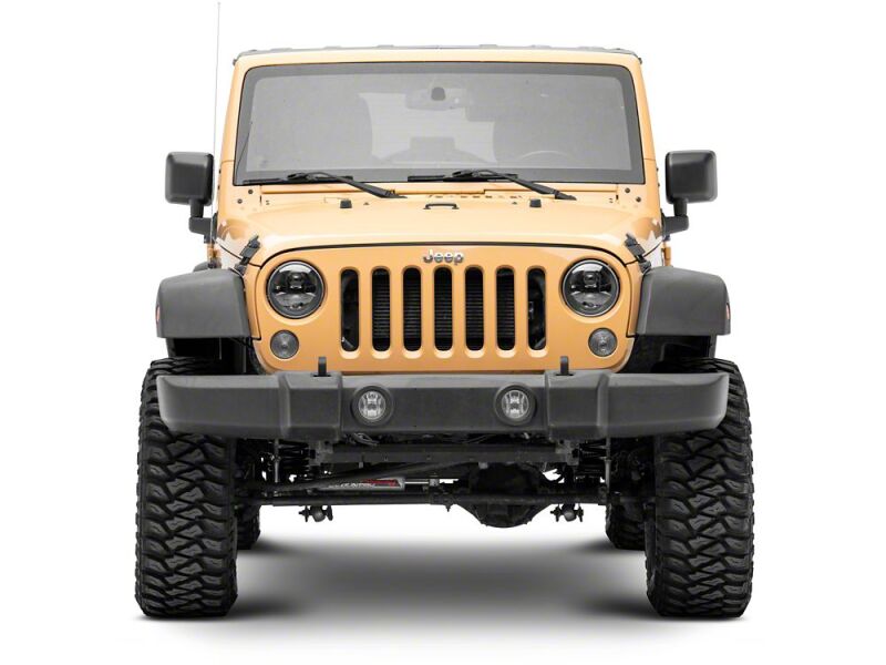 Raxiom 07-18 Jeep Wrangler JK Axial Series DB1 LED Headlights- Black Housing- Clear Lens-thumbmail-4