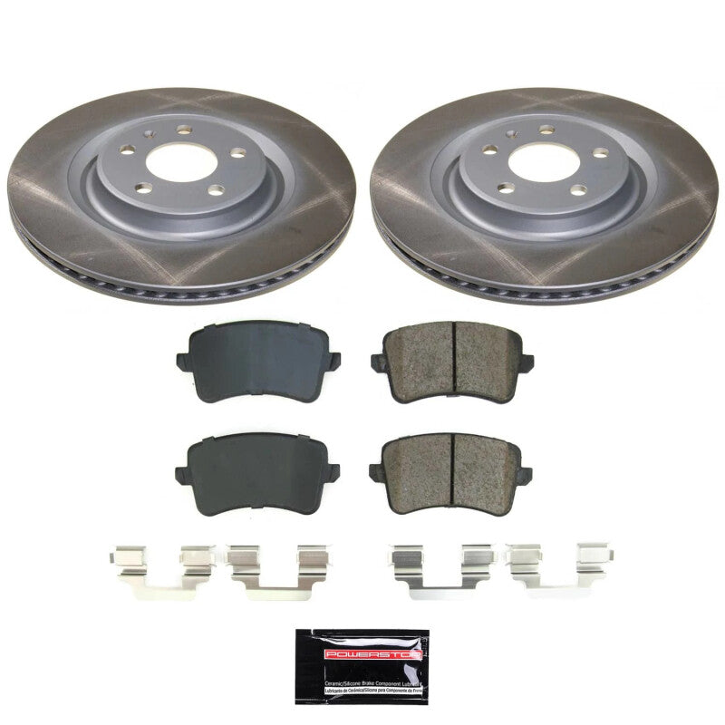 Power Stop 14-17 Audi SQ5 Rear Semi-Coated Rotor Kit-thumbmail-1
