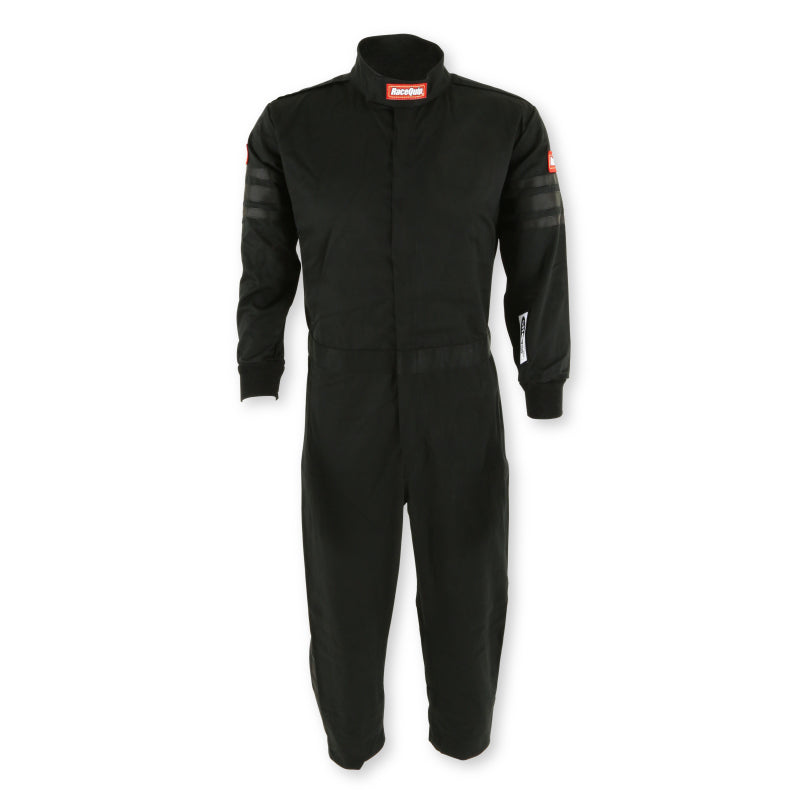 RaceQuip Black Trim SFI-1 JR. Suit - Kids XL