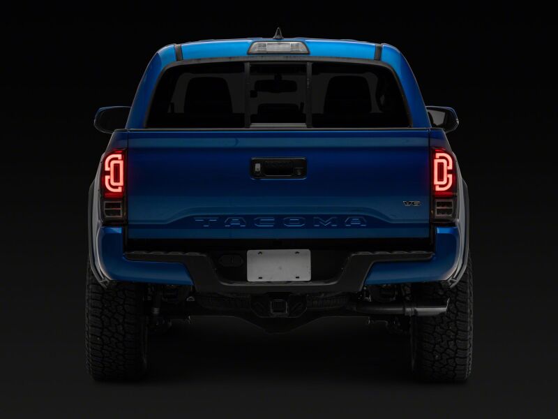 Raxiom 16-23 Toyota Tacoma XW Series Sequential LED Tail Lights- Black Housing- Clear Lens-thumbmail-5