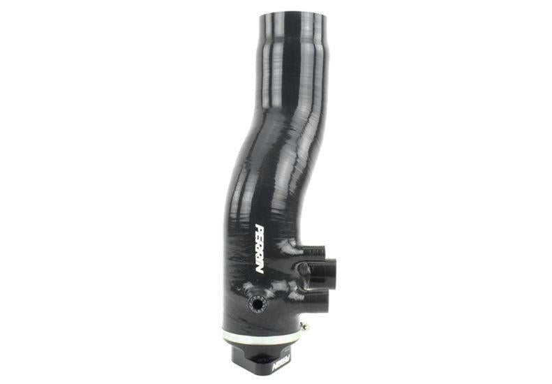 Perrin 2015+ Subaru WRX Black 3in Turbo Inlet Hose w/ Nozzle-thumbmail-4