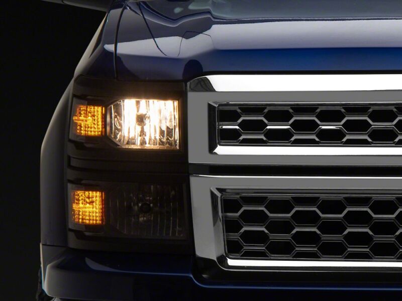 Raxiom 14-15 Chevrolet Silverado 1500 OE Style Headlights/ Black Trim- Black - Clear Lens-thumbmail-1