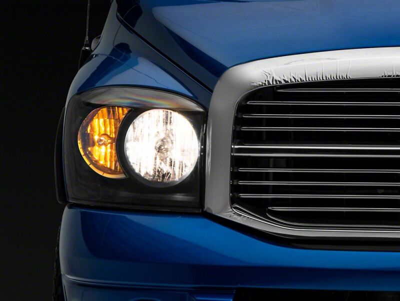 Raxiom 06-08 Dodge RAM 1500 Axial Series Euro Headlights- Black Housing- Clear Lens-thumbmail-1
