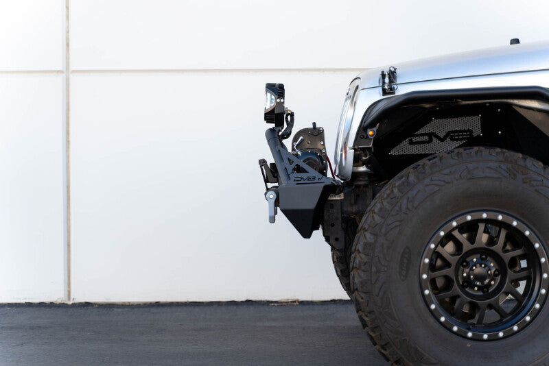 DV8 Offroad Fairlead Mounted Flip-Up License Plate Bracket-thumbmail-7