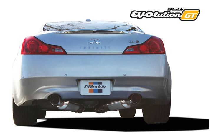 GReddy 07-14 Infiniti G37 Evolution (RWD ONLY) GT 304SS Cat-Back Exhaust-thumbmail-2