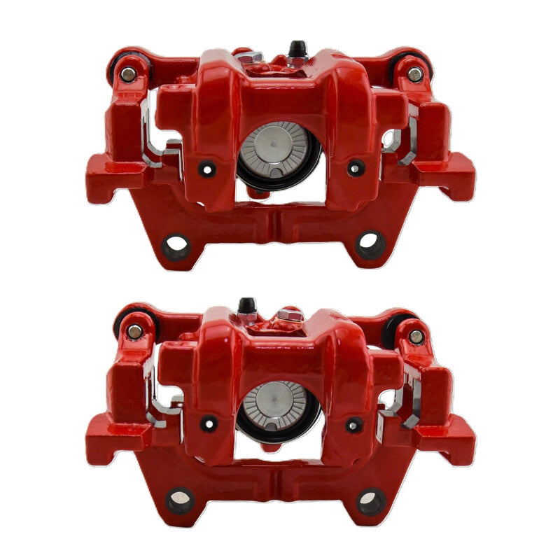 Power Stop 18-22 Honda Accord Rear Red Caliper w/Bracket (Pair)-thumbmail-1