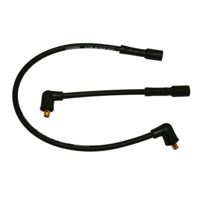 Moroso 85-96 Harley-Davidson FLT/FLHT/FLHR/FLTR/FLHS Ultra 40 Wire Set - Black-thumbmail-1