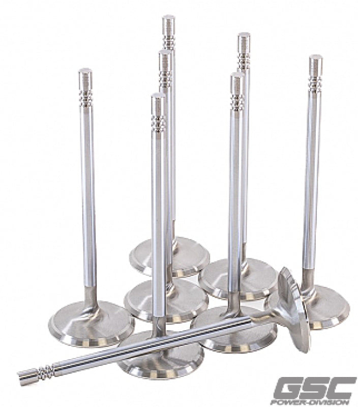 GSC P-D Ford Voodoo/Predator 38.26mm Head STD 121.13mm Long Chrome Polished Intake Valve - Set of 8-thumbmail-1