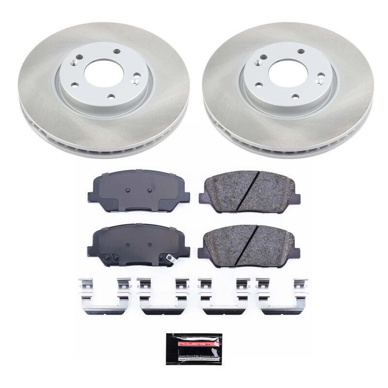 Power Stop 13-15 Hyundai Veloster Front Semi-Coated Rotor Kit-thumbmail-1