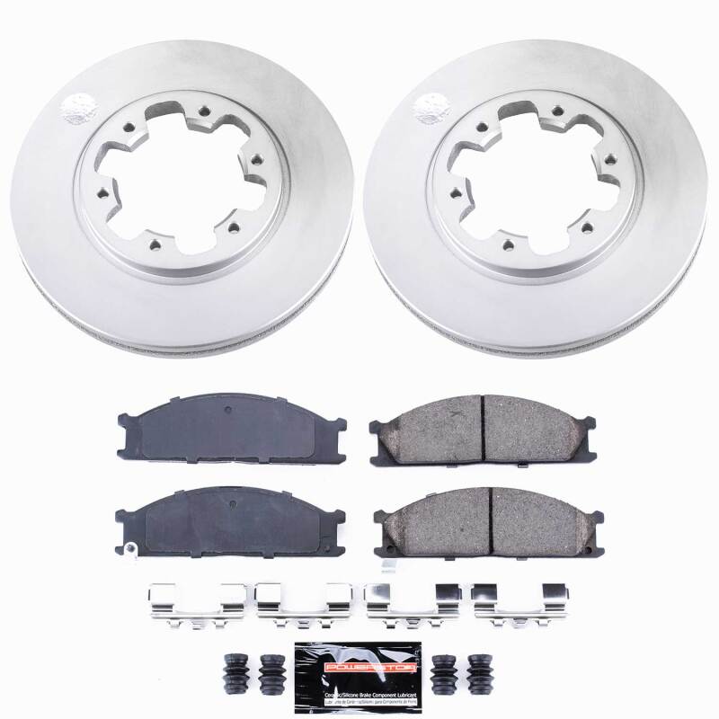 Power Stop 85-86 Nissan 720 Front Z23 Coated Brake Kit-thumbmail-1