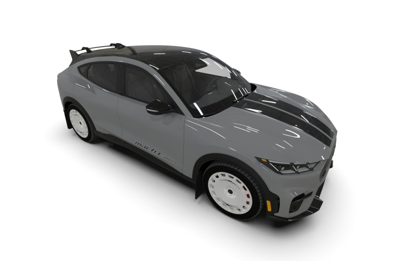 Rally Armor 2021-24 Ford Mach-E Rally Edition Black UR Mud Flap Metallic Black Logo-thumbmail-3