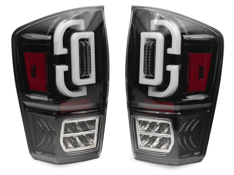 Raxiom 16-23 Toyota Tacoma XW Series Sequential LED Tail Lights- Black Housing- Clear Lens-thumbmail-6