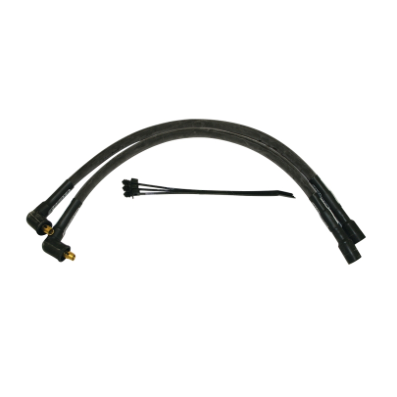 Moroso 97-98 Harley-Davidson FLT/FLHT/FLHR/FLTR Sleeved Ultra 40 Wire Set - Black-thumbmail-1