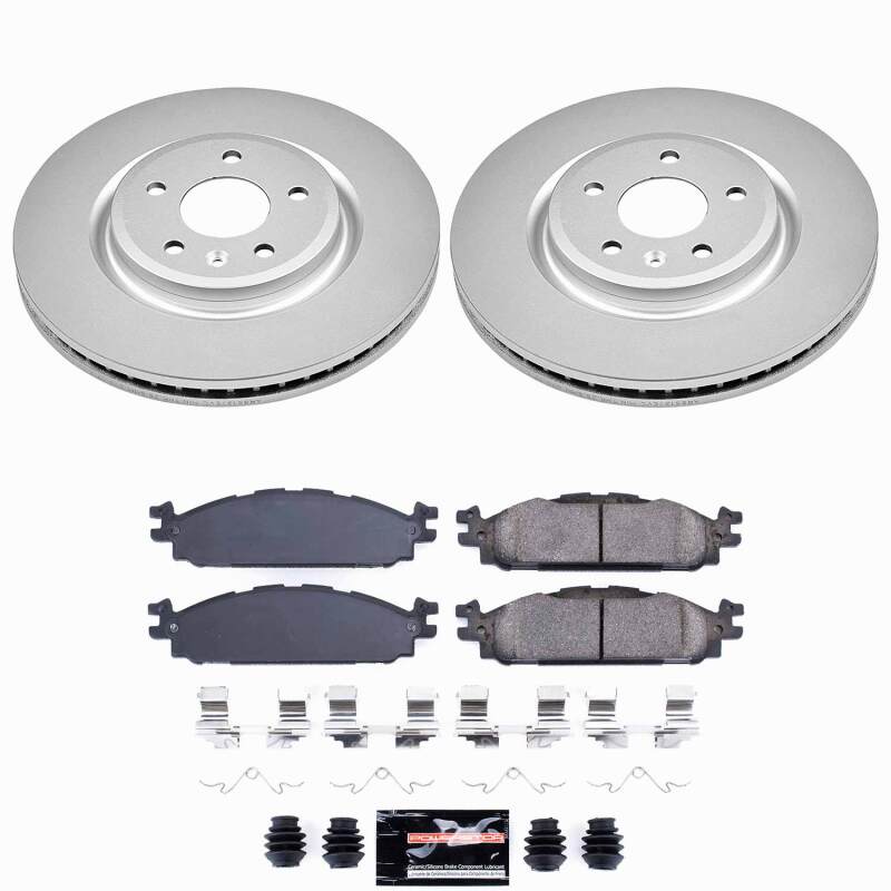 Power Stop 11-19 Ford Explorer Front Z23 Coated Brake Kit-thumbmail-1