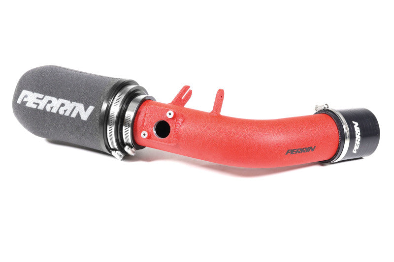 Perrin 08-14 WRX / 08-17 STI Red Cold Air Intake (Will Not Fit 2018 STI)-thumbmail-2