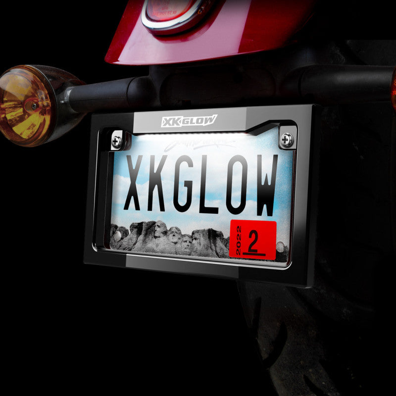 XKGLOW Led License Plate Frame Chr-thumbmail-1