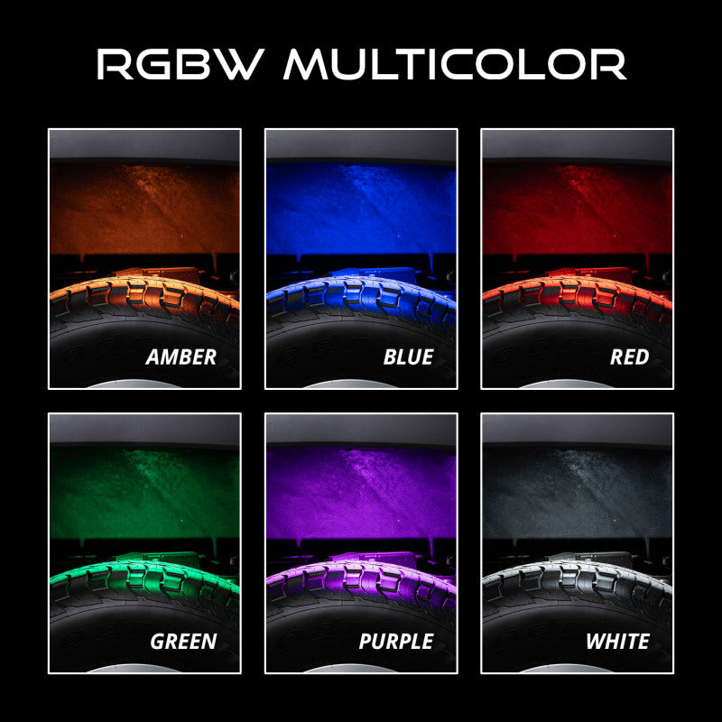 Diode Dynamics Stage Series SXS Rock Light Installer Kit RGBW M8 (4-pack)-thumbmail-3