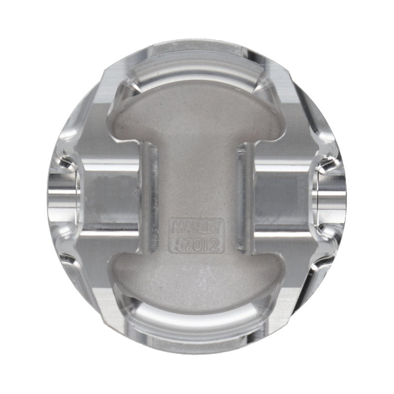 Manley Mitsubishi 4B11 86.5mm Bore 10.0:1 CR +2cc Dome Turbo Tuff Piston Set w/ Rings-thumbmail-6