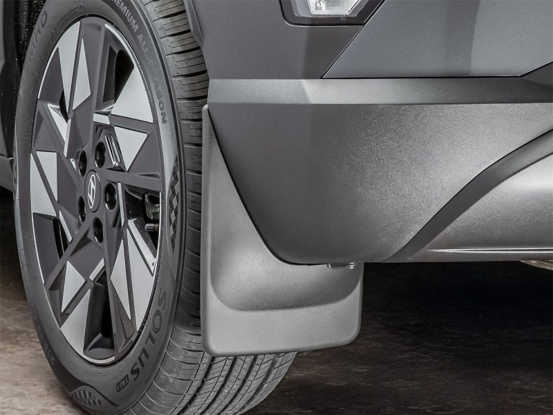 WeatherTech 24-25 Hyundai Kona Rear Mudflaps - Black-thumbmail-2