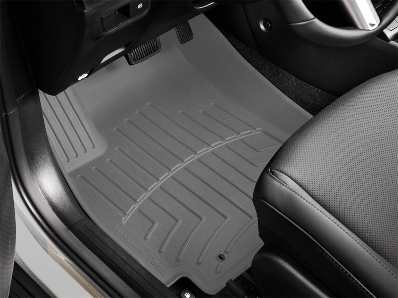 WeatherTech 24-26 Hyundai Kona 1st Row Front FloorLiner HP - Grey-thumbmail-8