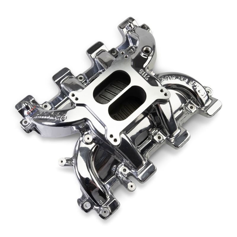 Edelbrock Chevy LS1 Performer RPM Intake Manifold Only - Chrome Plasma Finish-thumbmail-3