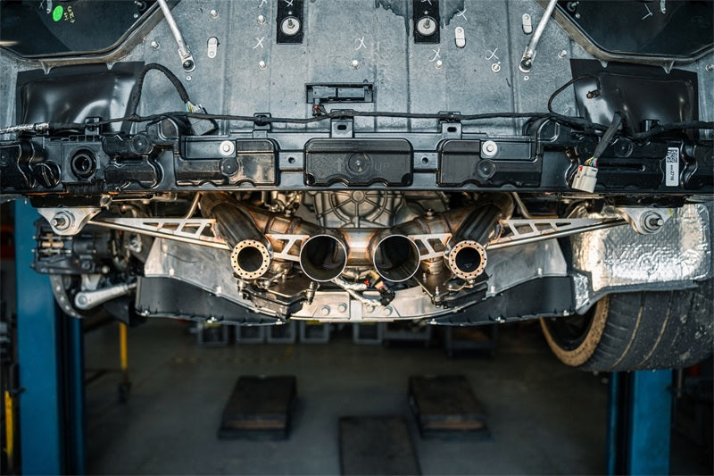Corsa 2023 Chevrolet Corvette C8 Z06 3in Valved Cat-Back Exhaust Muffler Delete Track System w/o Tip-thumbmail-2