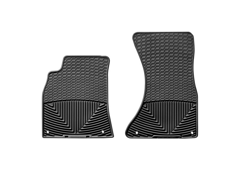 WeatherTech 09-13 Audi A4/A5 Front Rubber Mats - Black-thumbmail-2
