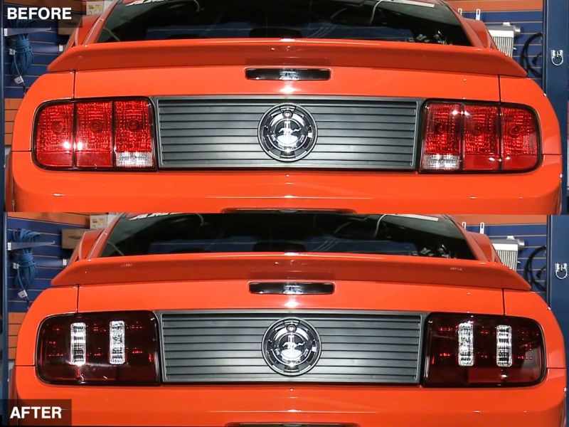 Raxiom 05-09 Ford Mustang Coyote Tail Lights- Blk Housing (Smoked Lens)-thumbmail-7