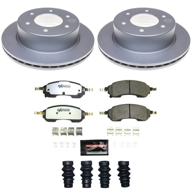 Power Stop 21-25 Ford Bronco Rear Z36 Coated Truck & Tow Brake Kit-thumbmail-1