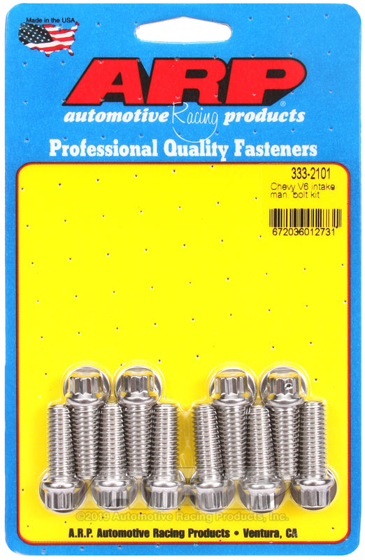 ARP Chevy V6 Stainless Steel 12 Point Manifold Bolt Kit-thumbmail-1