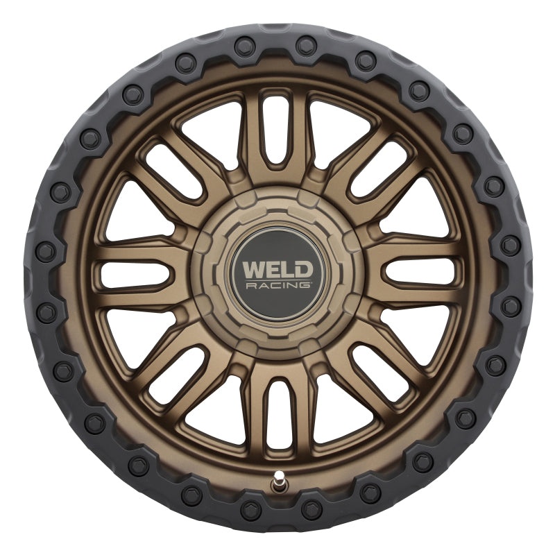 Weld Off-Road Swift 17x9in - 5x114.3 / 5x127 BP - ET-12 - 78.1mm CB- Satin Bronze Wheel & Black Ring-thumbmail-2