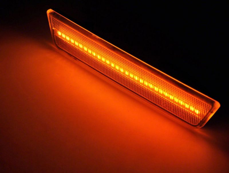 Raxiom 08-14 Dodge Challenger Axial Series LED Side Marker Lights- Smoked-thumbmail-3