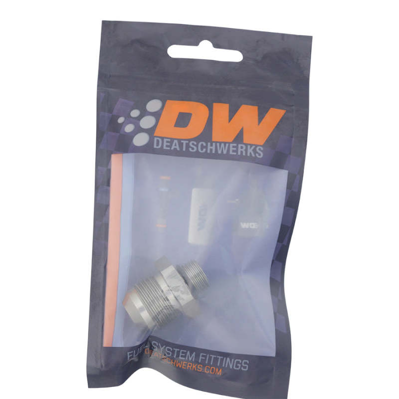 DeatschWerks 6AN ORB Male to 10AN Male Flare Adapter - Anodized DW Titanium-thumbmail-2