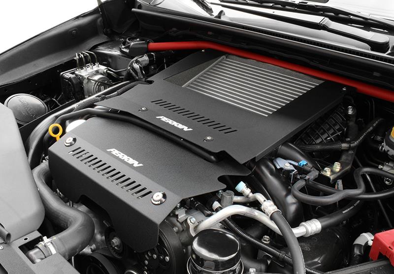 Perrin 15-16 Subaru WRX Engine Cover Kit - Black-thumbmail-3