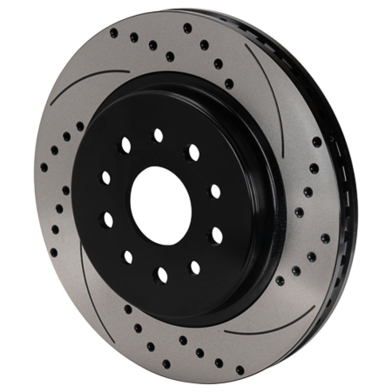 Wilwood SRP Drilled & Slotted Performance Rotor - Right Hand Side - Black Electro Coat-thumbmail-1