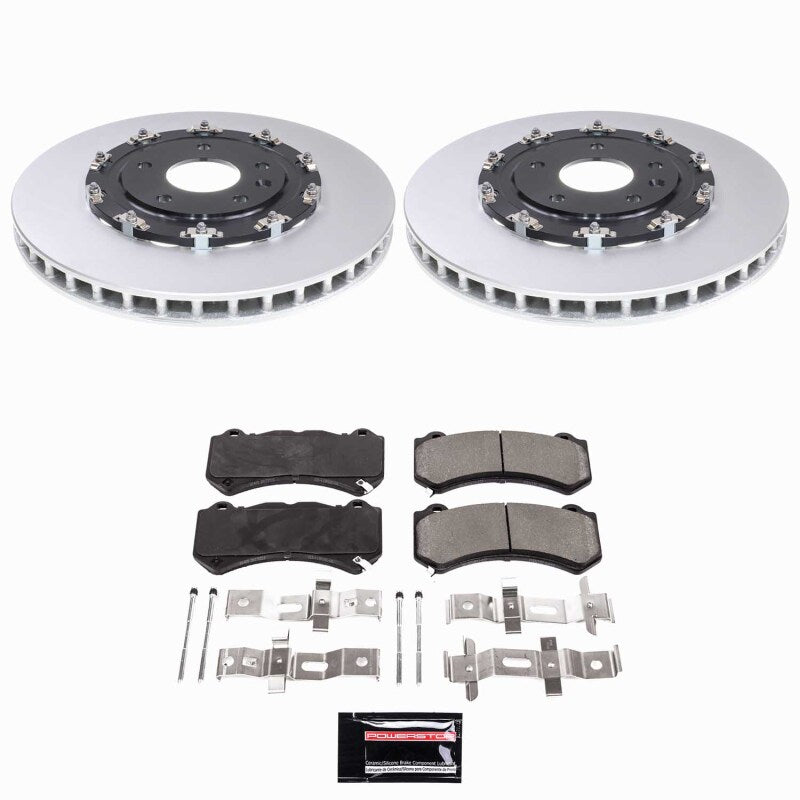 Power Stop 15-19 Chevrolet Corvette Front Z23 Coated Brake Kit-thumbmail-1