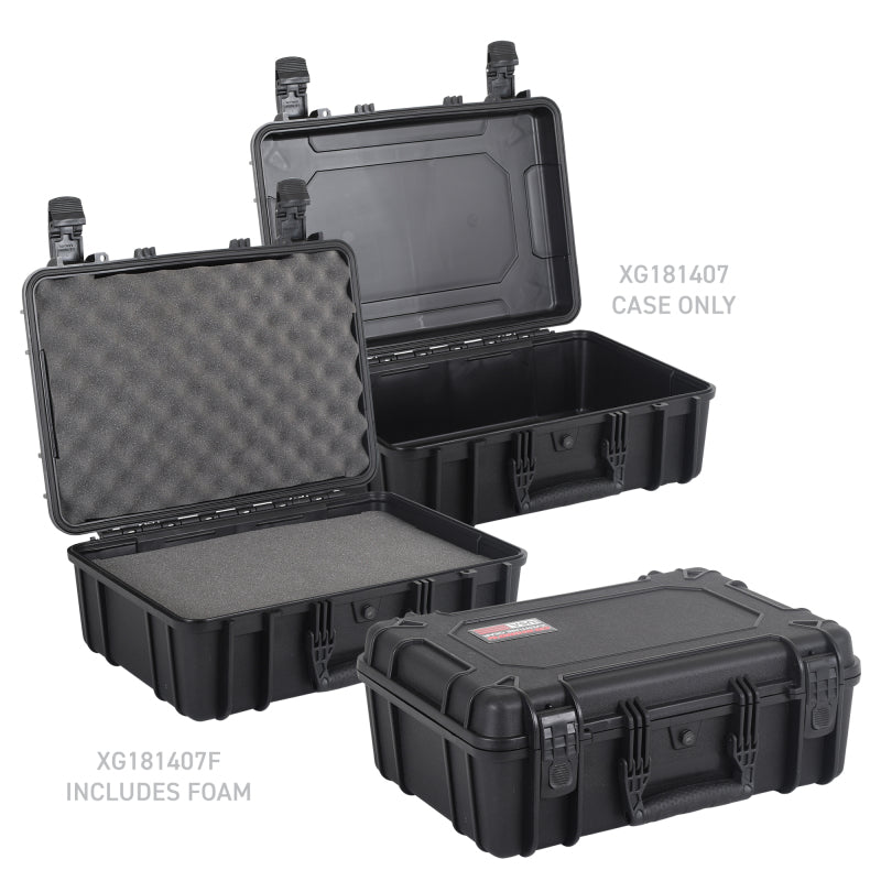 Go Rhino XVenture Gear Hard Case w/Foam - Medium 18in. / Lockable / IP67 - Tex. Black-thumbmail-7