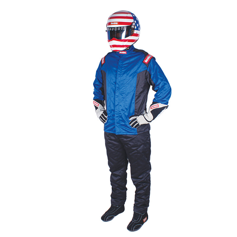 RaceQuip Blue Chevron-5 Jacket SFI-5 - Medium-thumbmail-1