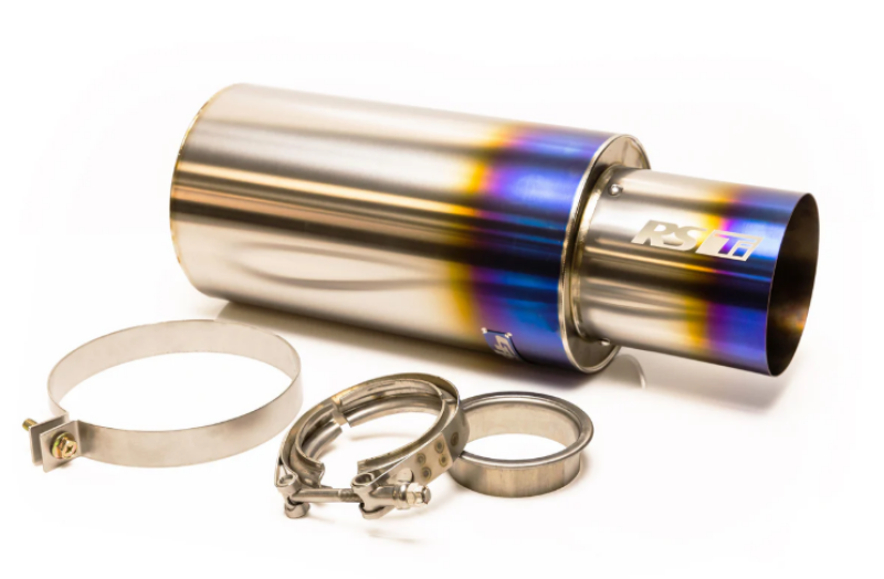 GReddy Universal 3in 3-Bolt Tip Revolution Ti Mufller-thumbmail-1