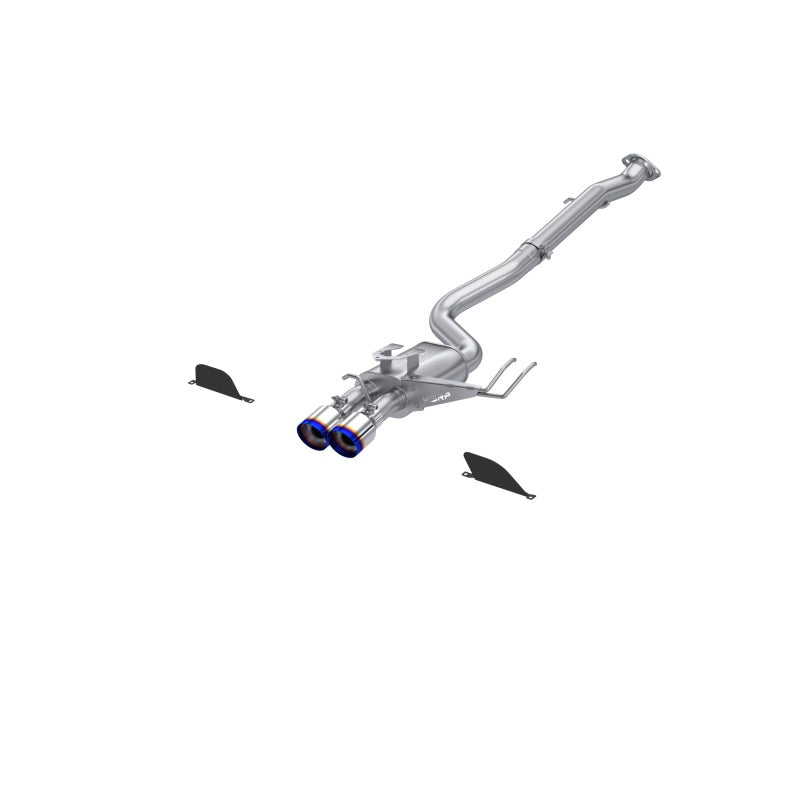 MBRP 2023 Toyota Corolla GR 1.6L T304 SS 3in Cat-Back Dual Center Rear w/ Burnt End Tips-thumbmail-1