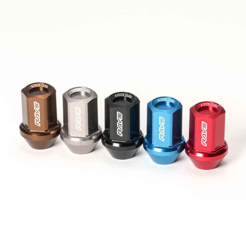 Rays M12x1.50 5 Hole 16pcs Nut 4pcs Lock Nut w/Adapter & Lock Nut Key - Chrome-thumbmail-1