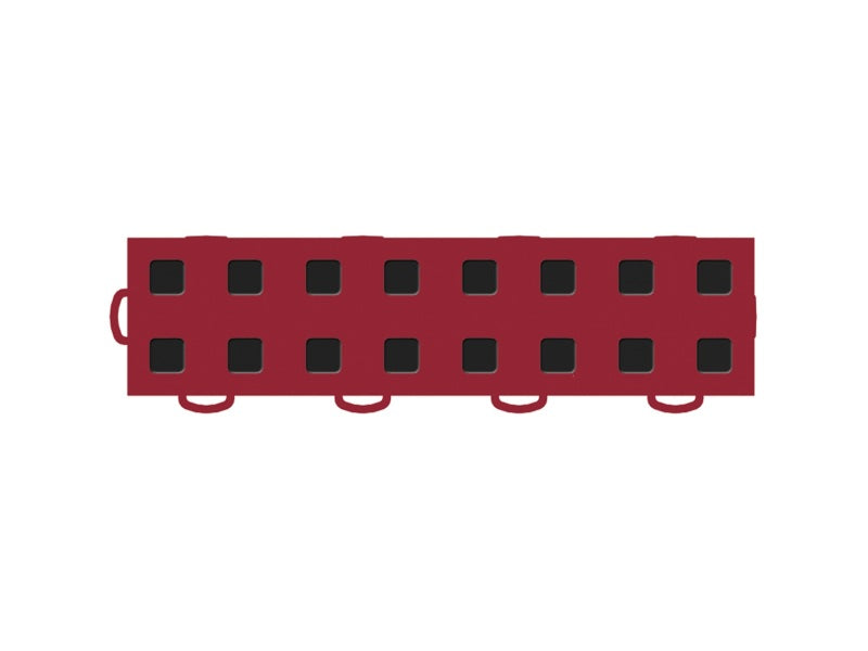 WeatherTech TechFloor - 3in X 12in Tiles(Left Loop) - Red/Black **Order in Qtys of 10-thumbmail-2