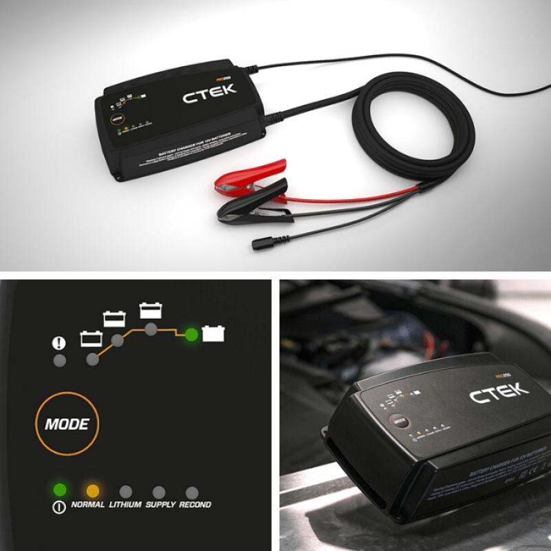 CTEK PRO25S Battery Charger - 50-60 Hz - 12V-thumbmail-1